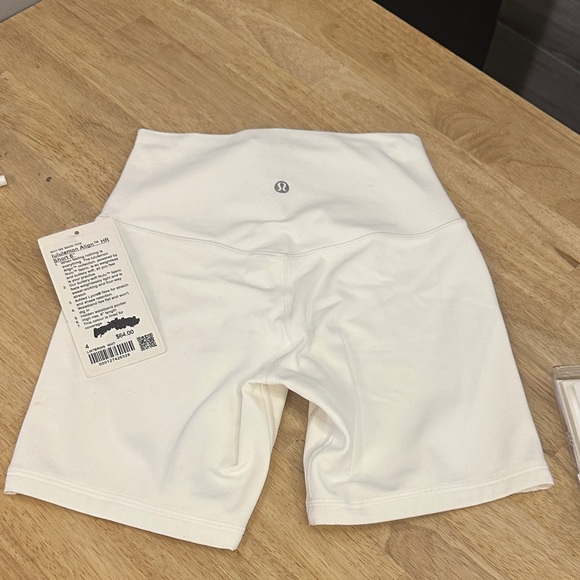 lululemon athletica Pants - lululemon athletica Women's White Bike Shorts